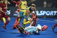Pinner in action during the match